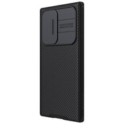 For Samsung Galaxy S22 Ultra 5G NILLKIN Black Mirror Pro Series Camshield Phone Case(Black)