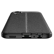 For Samsung Galaxy A03 Core Litchi Texture TPU Shockproof Phone Case(Black)
