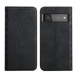 For Google Pixel 6 Pro Skin Feel Magnetic Leather Phone Case(Black) - Google Cases by PMC TechLife | Online Shopping South Africa | PMC TechLife | Buy Now Pay Later Mobicred