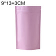 100 PCS/Set Matte Aluminum Foil Snack Stand-up Pouch, Size:9x13+3cm(Pink) - Preservation Supplies by PMC TechLife | Online Shopping South Africa | PMC TechLife | Buy Now Pay Later Mobicred