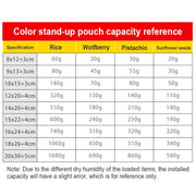 100 PCS/Set Matte Aluminum Foil Snack Stand-up Pouch, Size:9x13+3cm(Pink)