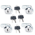 A2922-02 4pcs 15mm Cylinder Drawer & Cabinet Lock Cam Locks - Locks & Hasps by PMC TechLife | Online Shopping South Africa | PMC TechLife | Buy Now Pay Later Mobicred
