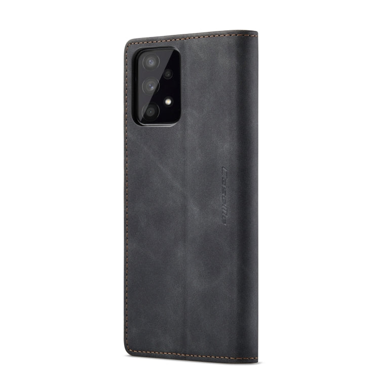For Samsung Galaxy A33 5G CaseMe 013 Multifunctional Horizontal Flip Leather Phone Case(Black)