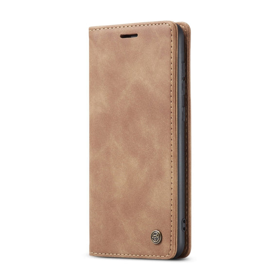 For Samsung Galaxy A33 5G CaseMe 013 Multifunctional Horizontal Flip Leather Phone Case(Brown)