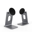 R-JUST SJ18 Square Desktop Magnetic Holder(Grey) - Desktop Holder by R-JUST | Online Shopping South Africa | PMC TechLife | Buy Now Pay Later Mobicred
