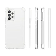 For Samsung Galaxy A53 Shockproof Non-slip Thickening TPU Phone Case(Transparent)