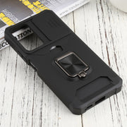 For Xiaomi Redmi Note 11 Pro 5G / 4G International Version Sliding Camera Cover Design PC + TPU Shockproof Phone Case(Black)