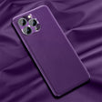 For iPhone 13 Pro Plain Skin Leather Case (Purple) - free shipping - PMC TechLife - Order now!