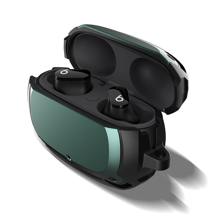Bumblebee Armor Earphone Protective Case with Hook For Beats Studio Buds(Green)
