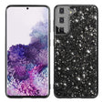 For Samsung Galaxy S22 Ultra 5G Glitter Powder Shockproof TPU Protective Phone Case(Black) - Galaxy S22 Ultra 5G Cases by PMC TechLife | Online Shopping South Africa | PMC TechLife | Buy Now Pay Later Mobicred