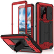 For Samsung Galaxy S22 Ultra 5G R-JUST Sliding Camera Metal + Silicone Holder Phone Case(Red) - free shipping - PMC TechLife - Order now!