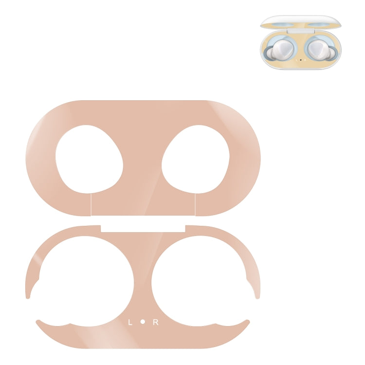 For Galaxy Buds Wireless Bluetooth Earphone Metal Protective Sticker(Rose Gold)