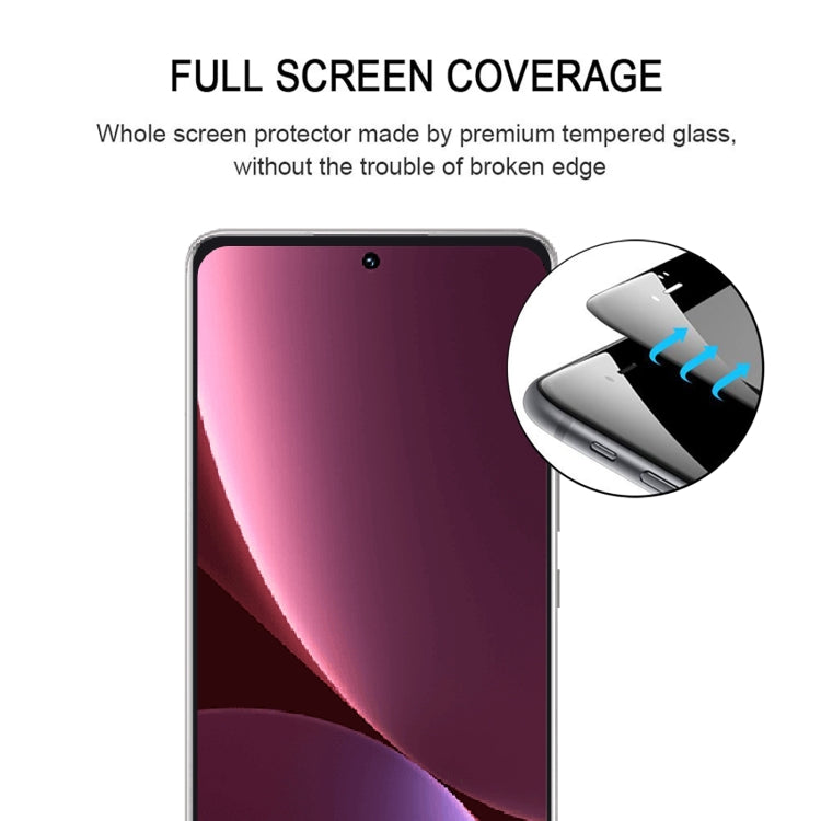 25 PCS 9H HD 3D Curved Edge Tempered Glass Film For Xiaomi 12 Pro/ 12S Pro / 12 Pro Dimensity(Black)