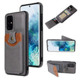 For Samsung Galaxy S20+ Soft Skin Leather Wallet Bag Phone Case(Grey) - Galaxy Phone Cases by PMC TechLife | Online Shopping South Africa | PMC TechLife | Buy Now Pay Later Mobicred