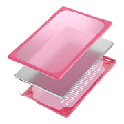 TPU + PC Two Color Laptop Protective Case For MacBook Pro 14.2 inch A2442 2021(Rose Red)