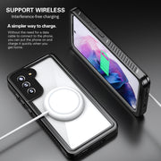 For Samsung Galaxy S21 FE 5G RedPepper Shockproof Water-resistant PC + TPU Phone Case(Black)