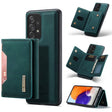 For Samsung Galaxy A73 5G DG.MING M2 Series 3-Fold Multi Card Bag + Phone Case(Green) - Galaxy Phone Cases by DG.MING | Online Shopping South Africa | PMC TechLife | Buy Now Pay Later Mobicred