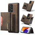 For Samsung Galaxy A73 5G DG.MING M2 Series 3-Fold Multi Card Bag + Phone Case(Coffee) - free shipping - PMC TechLife - Order now!