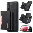 For Samsung Galaxy S22 5G DG.MING M2 Series 3-Fold Multi Card Bag Back Cover Phone Case(Black) - Galaxy S22 5G Cases by DG.MING | Online Shopping South Africa | PMC TechLife | Buy Now Pay Later Mobicred