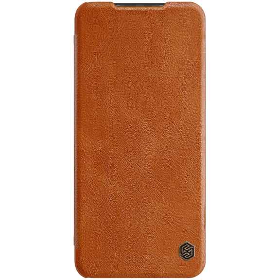 For Samsung Galaxy A13 5G NILLKIN QIN Series Crazy Horse Texture Leather Phone Case(Brown)