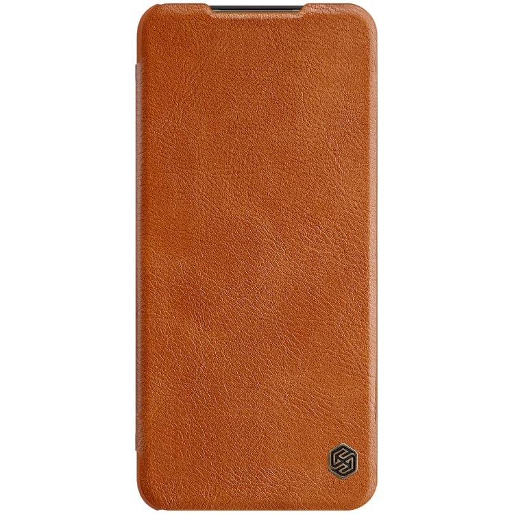 For Samsung Galaxy A13 5G NILLKIN QIN Series Crazy Horse Texture Leather Phone Case(Brown)