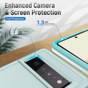 For Google Pixel 6 Pro Pioneer Armor Heavy Duty PC + TPU Holder Phone Case(Green)