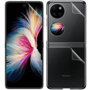 1 Sets imak Curved Full Screen Hydrogel Film (Outer Screen + Back + Inner Screen) For Huawei P50 Pocket