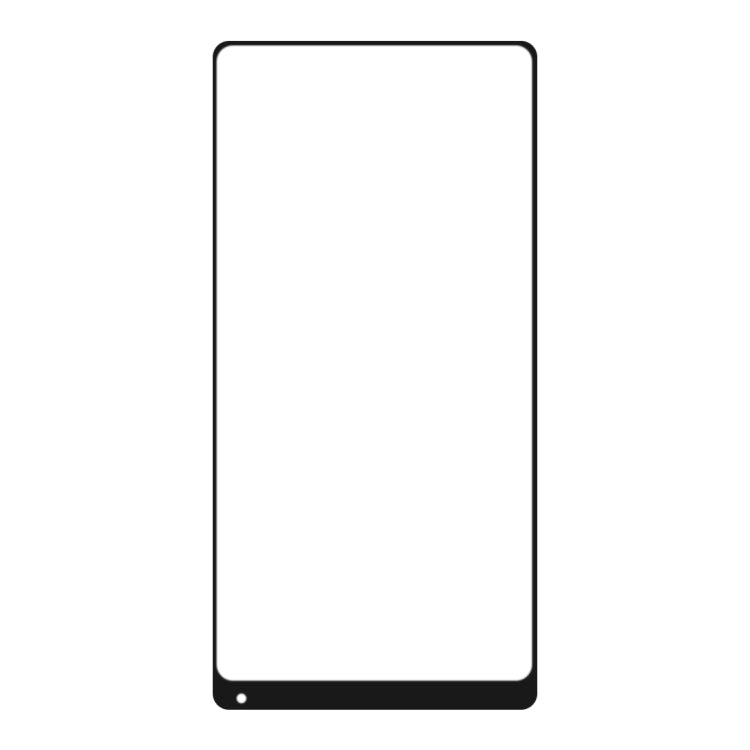 Front Screen Outer Glass Lens with OCA Optically Clear Adhesive for Xiaomi Mi Mix 2(White)