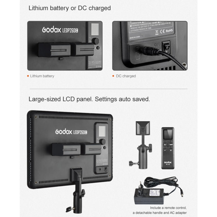 Godox LEDP260C LED Video Shoot Light