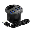 ORICO DESK-4U-BK 4 USB3.0 Port Multifunction Desktop Hub(Black) - USB HUB by ORICO | Online Shopping South Africa | PMC TechLife | Buy Now Pay Later Mobicred