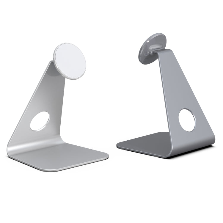R-JUST PB01-13 L-shaped Magnetic Tablet Phone Desktop Holder(Silver)