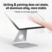 R-JUST PB01-13 L-shaped Magnetic Tablet Phone Desktop Holder(Silver)