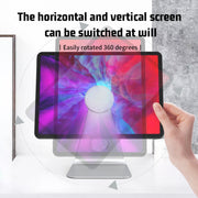 R-JUST PB01-13 L-shaped Magnetic Tablet Phone Desktop Holder(Silver)