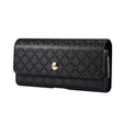 For Samsung Galaxy Z Fold3 5G Checkered Texture Waist Hanging Phone Case(Black) - free shipping - PMC TechLife - Order now!