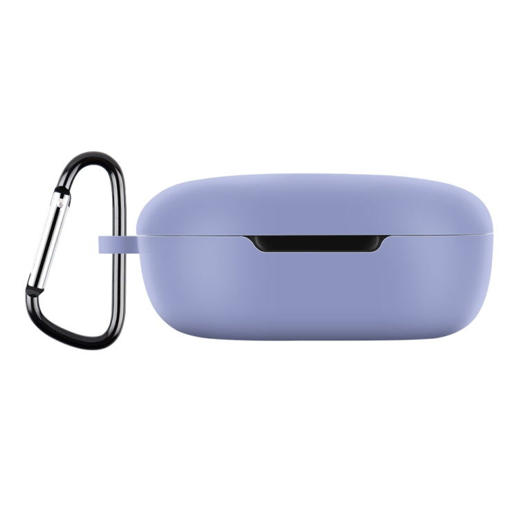 For Xiaomi Redmi Buds 4 Lite Silicone Earphone Protective Case with Hook (British Lavender)