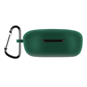 For Xiaomi Redmi Buds 4 Lite Silicone Earphone Protective Case with Hook (Midnight Green)