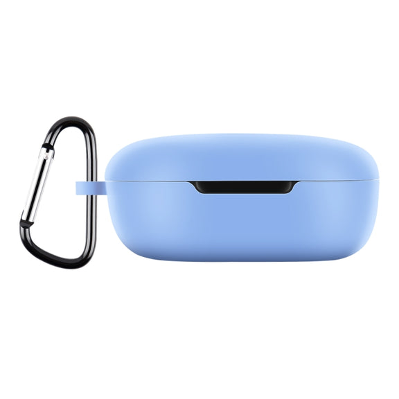 For Xiaomi Redmi Buds 4 Lite Silicone Earphone Protective Case with Hook (Sky Blue)