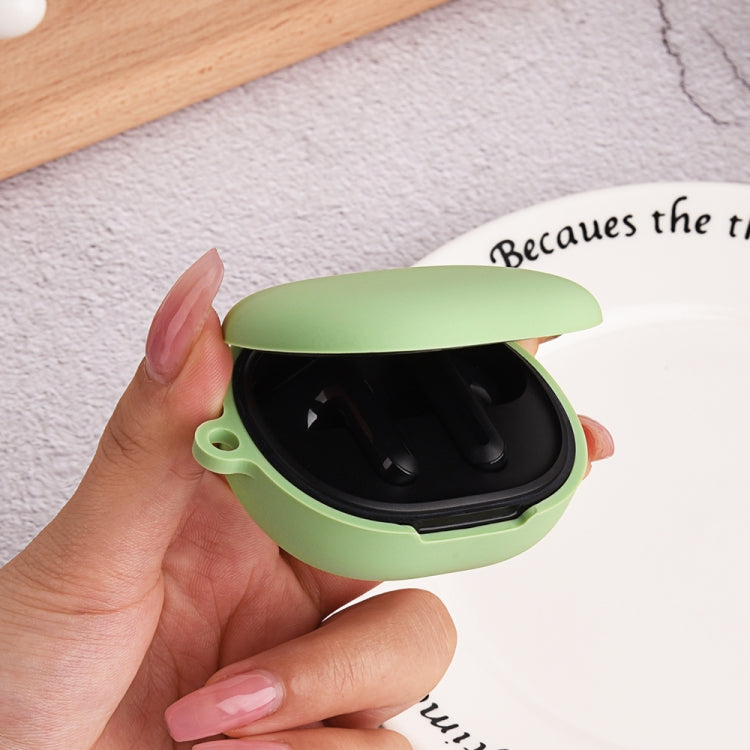 For Xiaomi Redmi Buds 4 Lite Silicone Earphone Protective Case with Hook (Midnight Green)