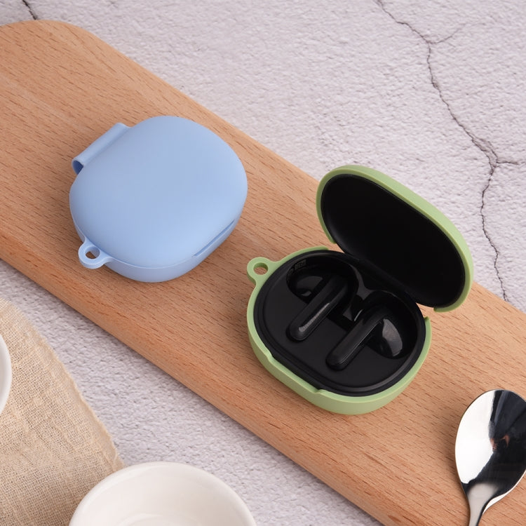 For Xiaomi Redmi Buds 4 Lite Silicone Earphone Protective Case with Hook (Sky Blue)