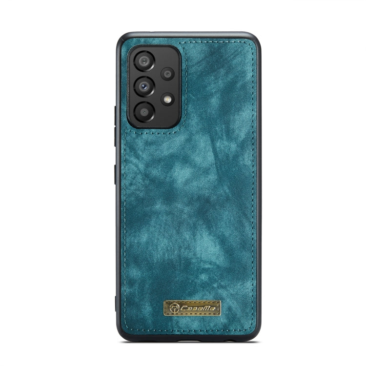 For Samsung Galaxy A53 5G CaseMe-008 Detachable Multifunctional Horizontal Flip Leather Case(Green)