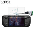 50 PCS 0.26mm 9H 2.5D Tempered Glass Film For Steam Deck Game Console - Accessories by PMC TechLife | Online Shopping South Africa | PMC TechLife