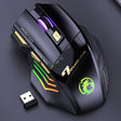 iMICE GW-X7 2.4G + Bluetooth Dual Mode 7-button Silent Rechargeable Wireless Gaming Mouse with Colorful RGB Lights(Black) - free shipping - PMC TechLife - Order now!