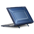 PC + TPU Honeycomb Laptop Protective Case For MacBook Pro 16.2 inch A2485 2021(Sapphire Blue) - MacBook Pro Cases by PMC TechLife | Online Shopping South Africa | PMC TechLife