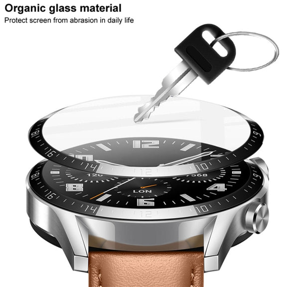 Compatible with Garmin Venu 2 Plus IMAK HD High Transparent Wear-resistant Watch Screen Protective Film
