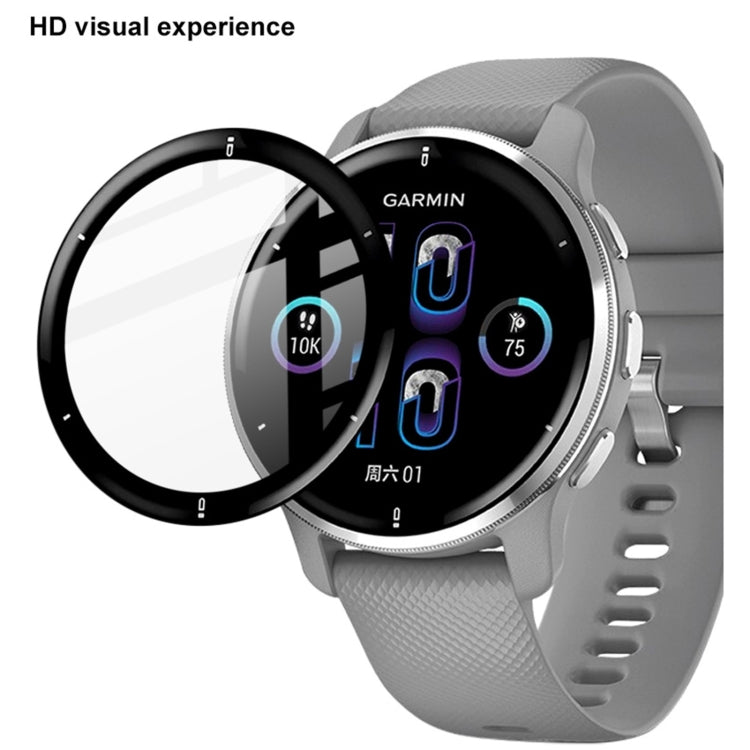 Compatible with Garmin Venu 2 Plus IMAK HD High Transparent Wear-resistant Watch Screen Protective Film