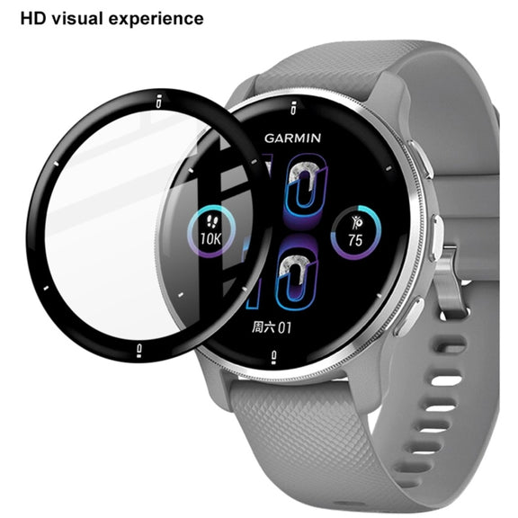 Compatible with Garmin Venu 2 Plus IMAK HD High Transparent Wear-resistant Watch Screen Protective Film