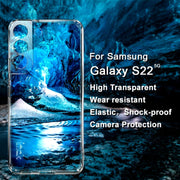 For Samsung Galaxy S22 5G IMAK UX-5 Series Transparent TPU Phone Case
