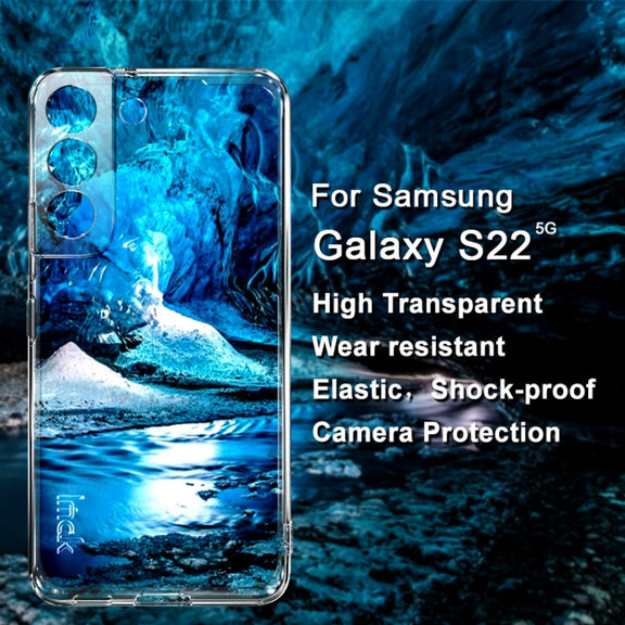 For Samsung Galaxy S22 5G IMAK UX-5 Series Transparent TPU Phone Case