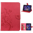 For Samsung Galaxy Tab A8 10.5 2021 X200 / X205 Butterfly Flower Embossing Pattern Leather Tablet Case(Magenta) - free shipping - PMC TechLife - Order now!