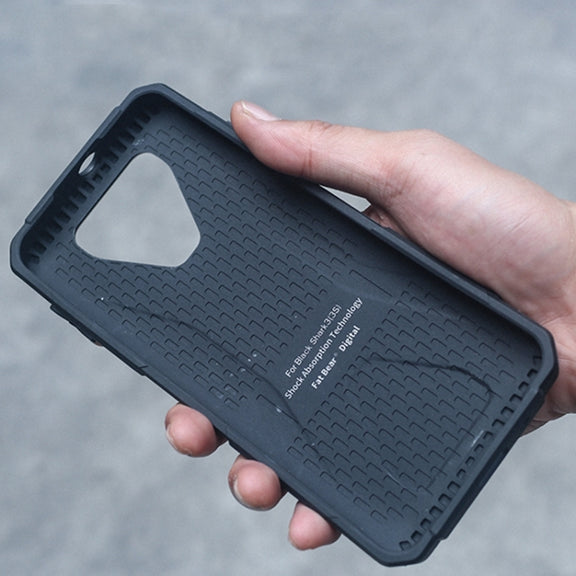 For Xiaomi Black Shark 3 / 3S FATBEAR Armor Shockproof Cooling Phone Case(Black)